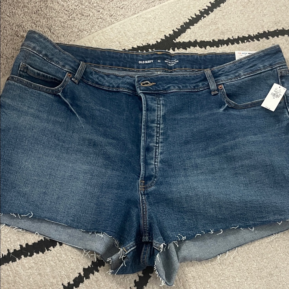 Old Navy Dark Blue Denim Shorts